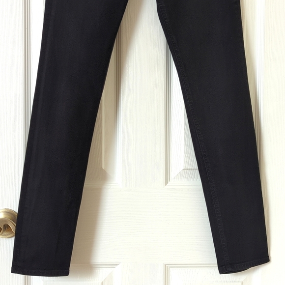 Rag & Bone Cate Classic Mid Rise Ankle Length Skinny Jeans No Fade Black 25 - Picture 3 of 15